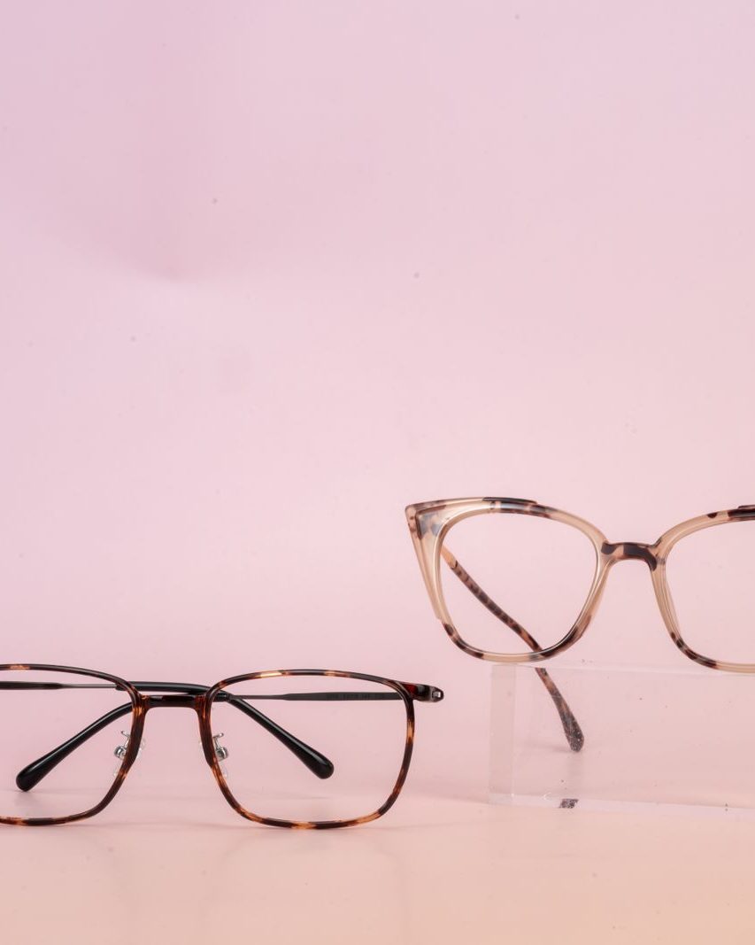 Cat-Eye Acetate Screen Glasses